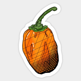 Habanero Pepper Sticker